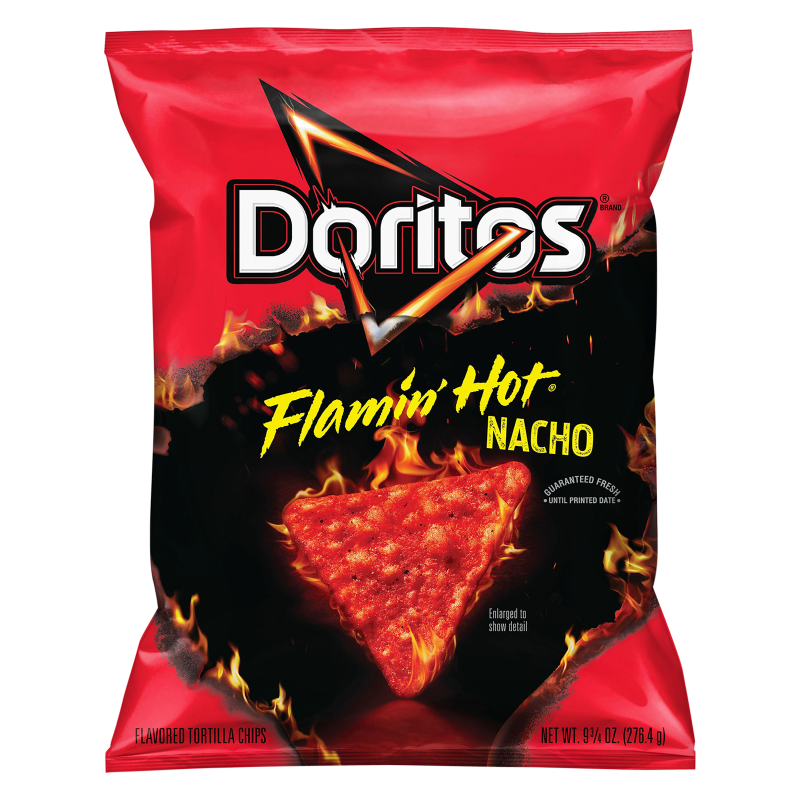 Doritos Flamin Hot Nacho Tortilla Chips 925oz Gopuff Partnerships 1575