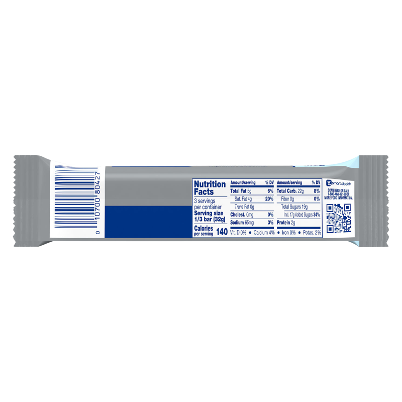 Zero White Chocolate Caramel Peanut Almond Nougat King Size 3.4oz