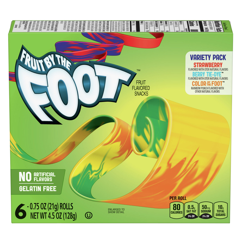 Fruit By The Foot Variety Pack 6ct