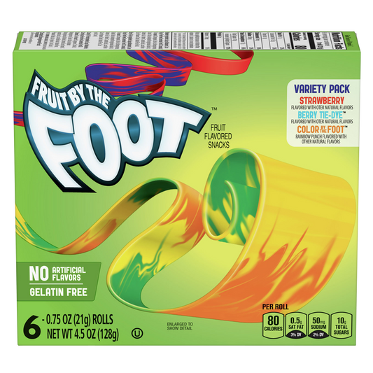 Fruit By The Foot Variety Pack 6ct