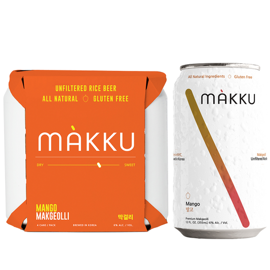 Makku Mango Makgeolli  4pk 12oz Can 6% ABV