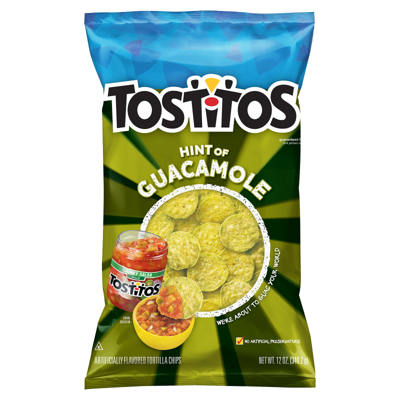 Tostitos Hint of Guacamole Bite Size Rounds Tortilla Chips 11oz