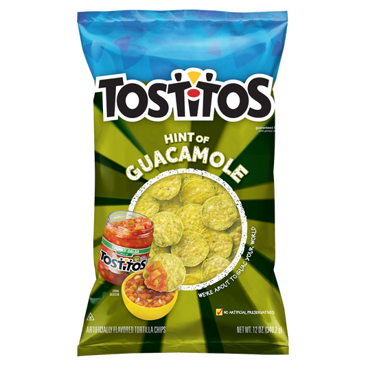 Tostitos Hint of Guacamole Bite Size Rounds Tortilla Chips 11oz