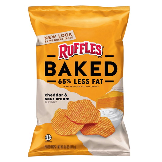 Ruffles Baked Cheddar & Sour Cream Potato Chips 6.25oz