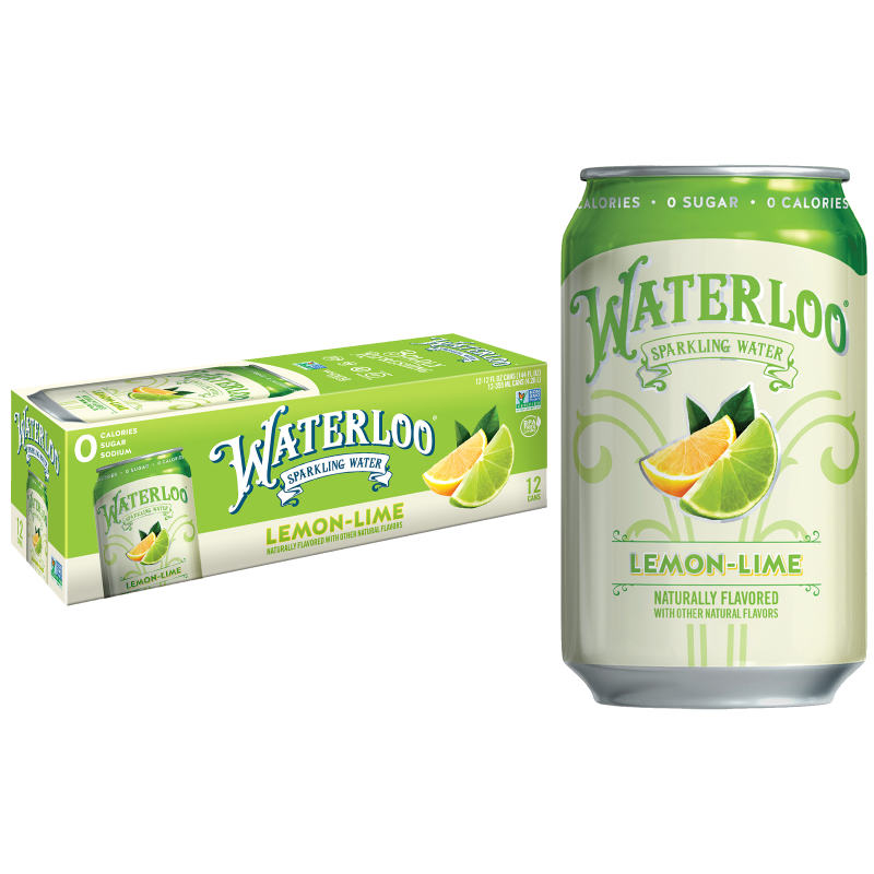 Waterloo Sparkling Lemon-Lime Water 12pk 12oz Can