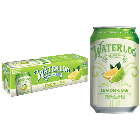 Waterloo Sparkling Lemon-Lime Water 12pk 12oz Can