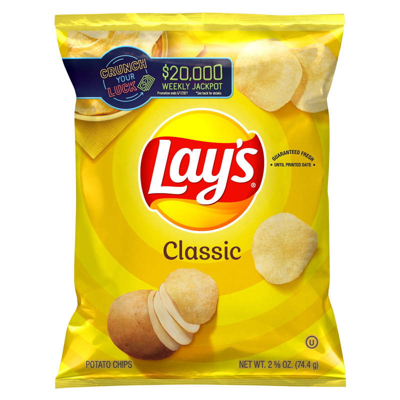 Lay's Classic Potato Chips 2.625oz