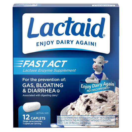 Lactaid Fast Act Caplets 12ct