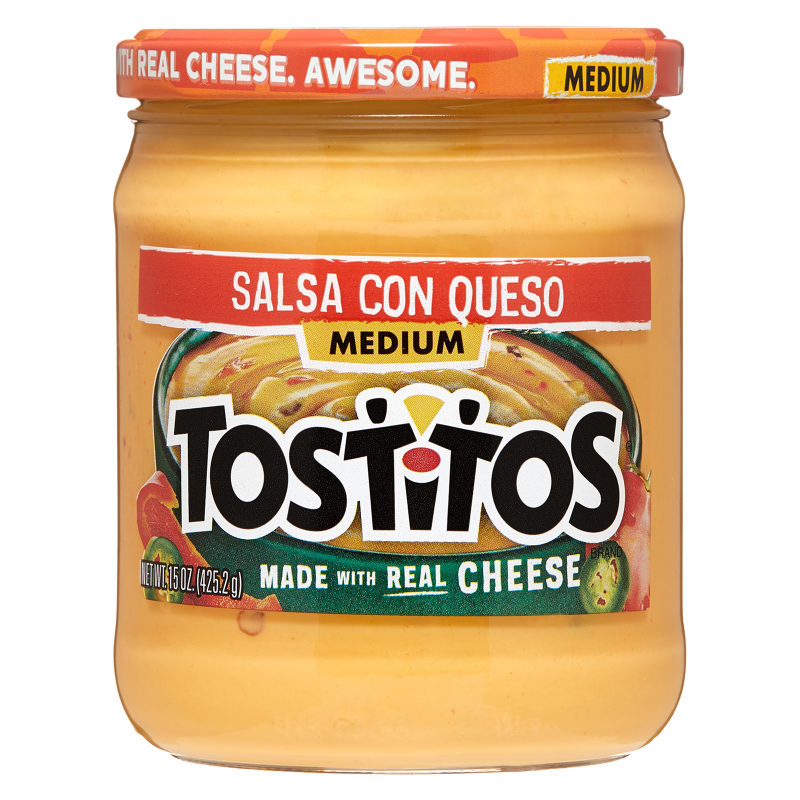 Tostitos Medium Salsa con Queso Dip 15oz