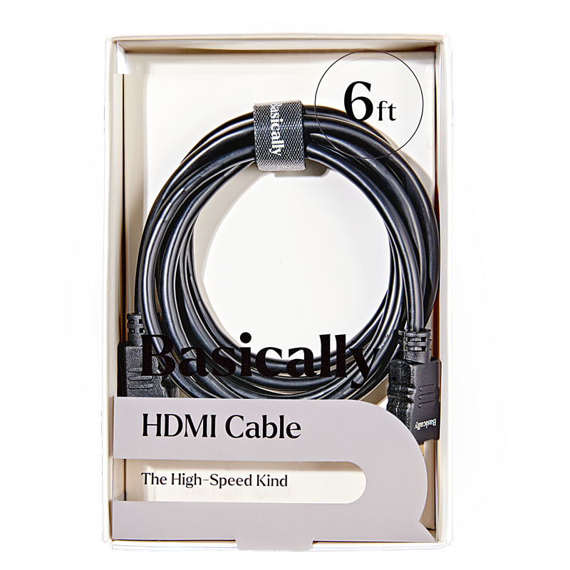 Basically 6' High Speed HDMI Cable with Ethernet