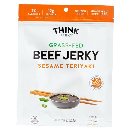 Think Jerky Sesame Teriyaki Grassfed Beef Jerky 2.2oz