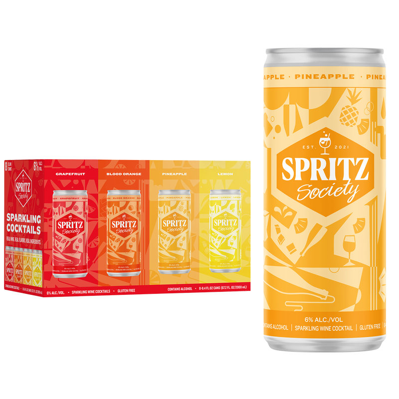 Spritz Society Variety 8pk 250ml Can 6.0% ABV