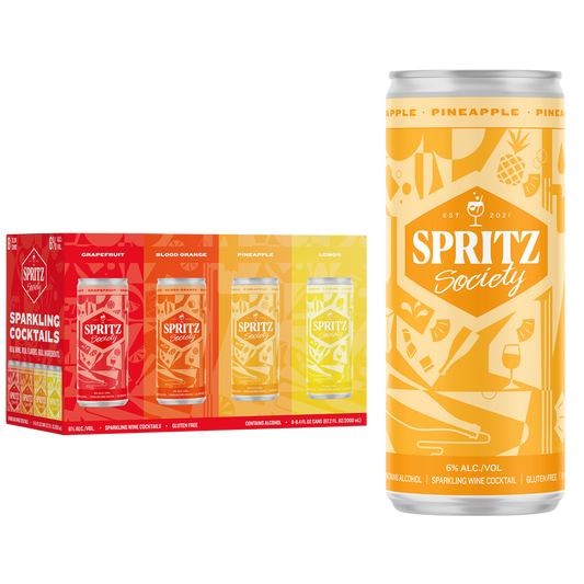 Spritz Society Variety 8pk 250ml Can 6.0% ABV