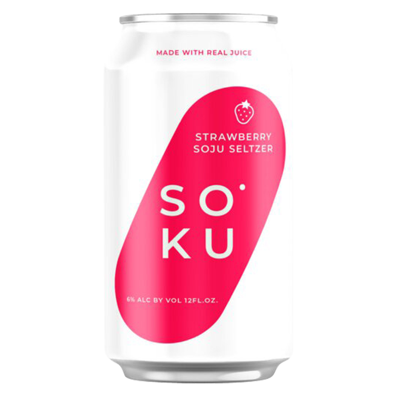 Soku Strawberry Soju Seltz 355ml