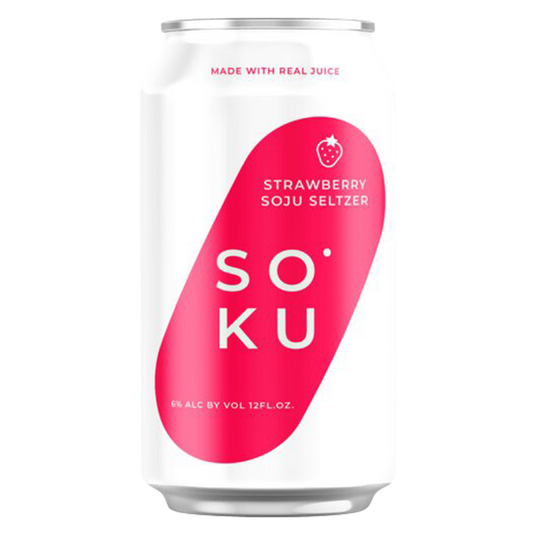 Soku Strawberry Soju Seltz 355ml