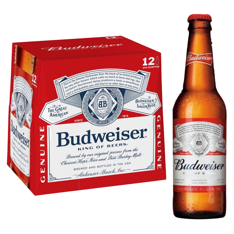 Budweiser 12pk 12oz Btl 5.0% ABV