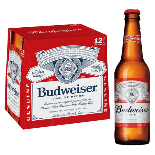 Budweiser 12pk 12oz Btl 5.0% ABV