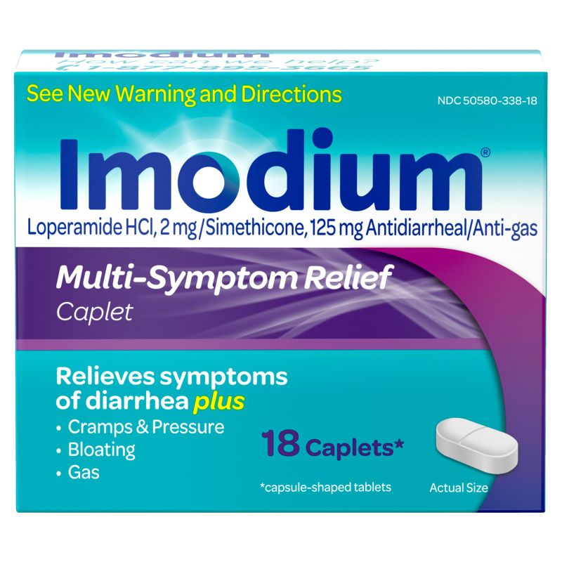 Imodium Multi Symptom Relief Caplets 18ct