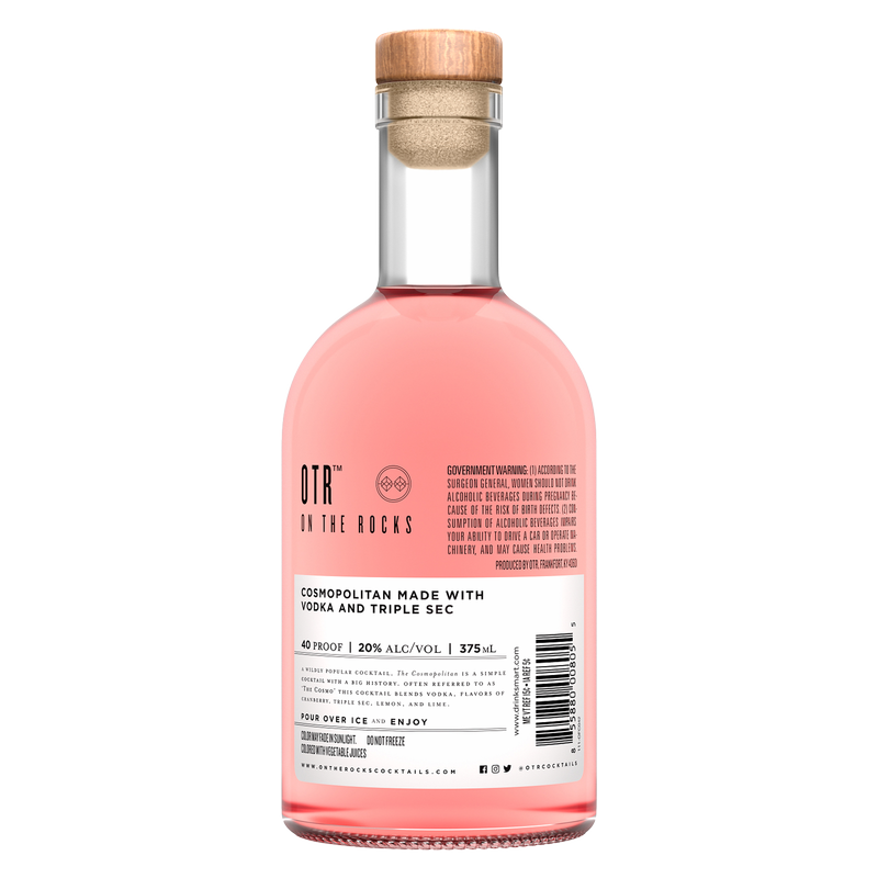 On The Rocks Cosmopolitan 375ml (40 Proof)