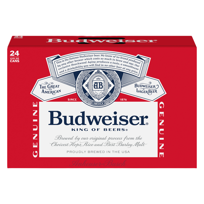 Budweiser 24pk 12oz Can 5.0% ABV