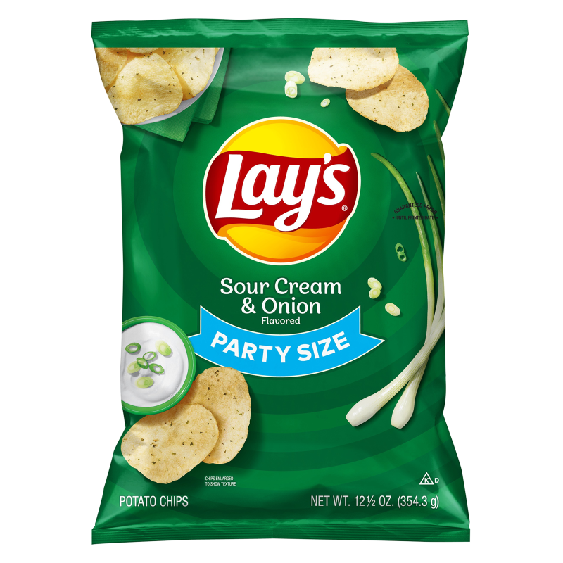 Lay's Sour Cream & Onion Potato Chips 12.5oz