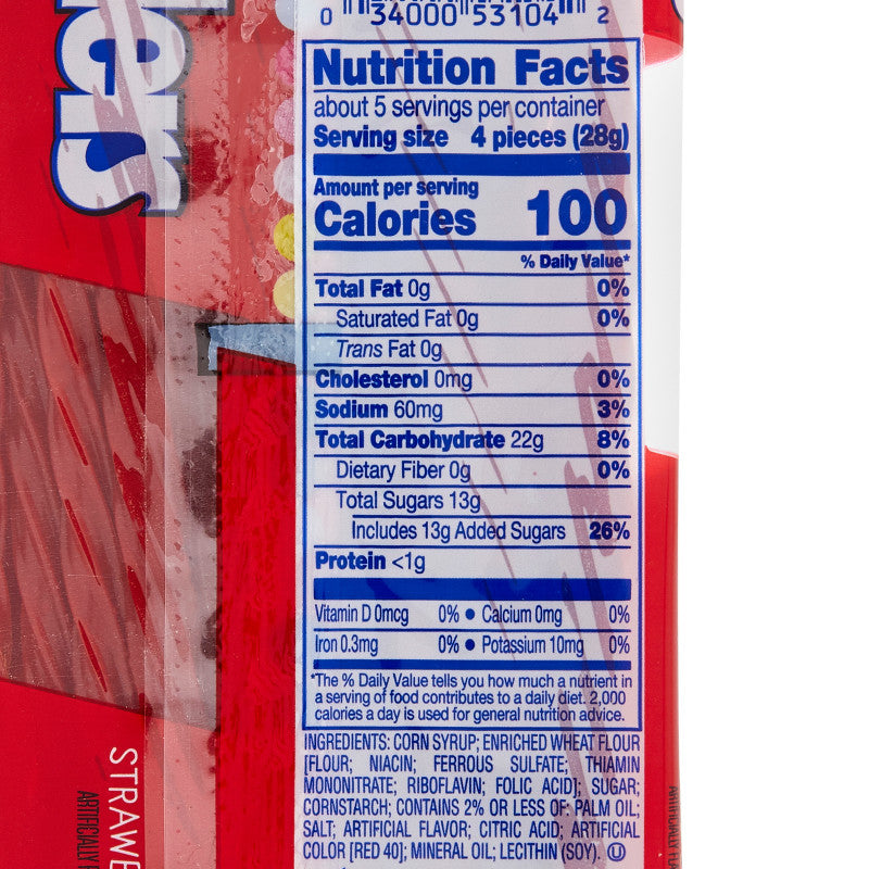 Twizzlers Strawberry Twists King Size 5oz