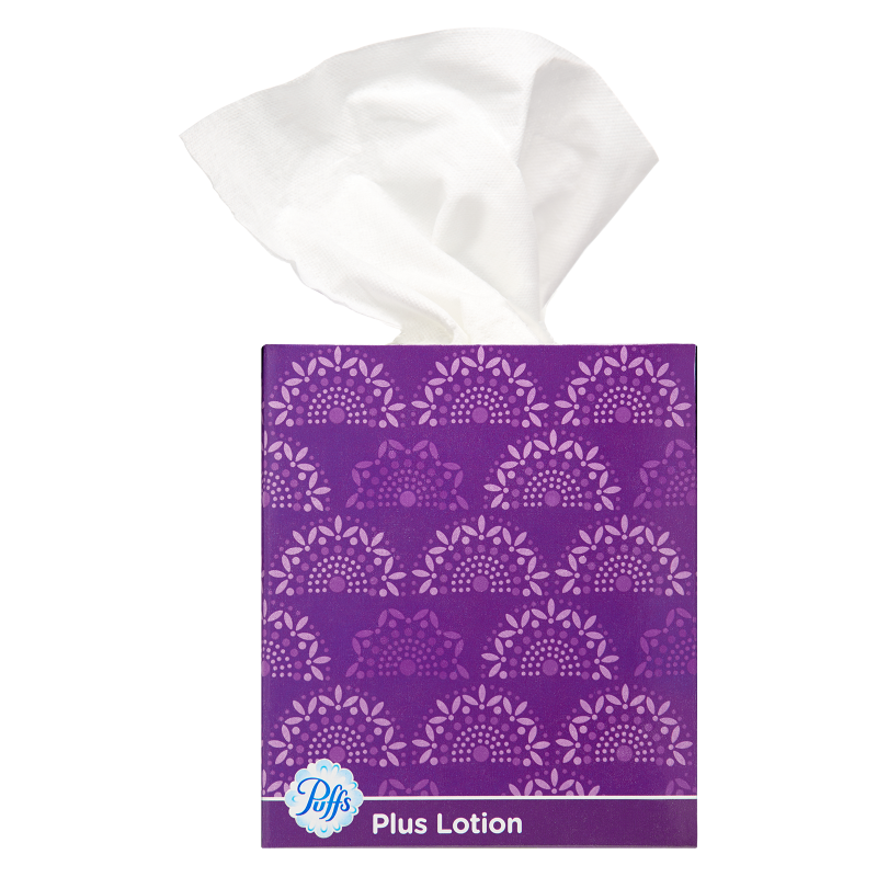 Puffs Plus Lotion 56ct White Facial Tissues