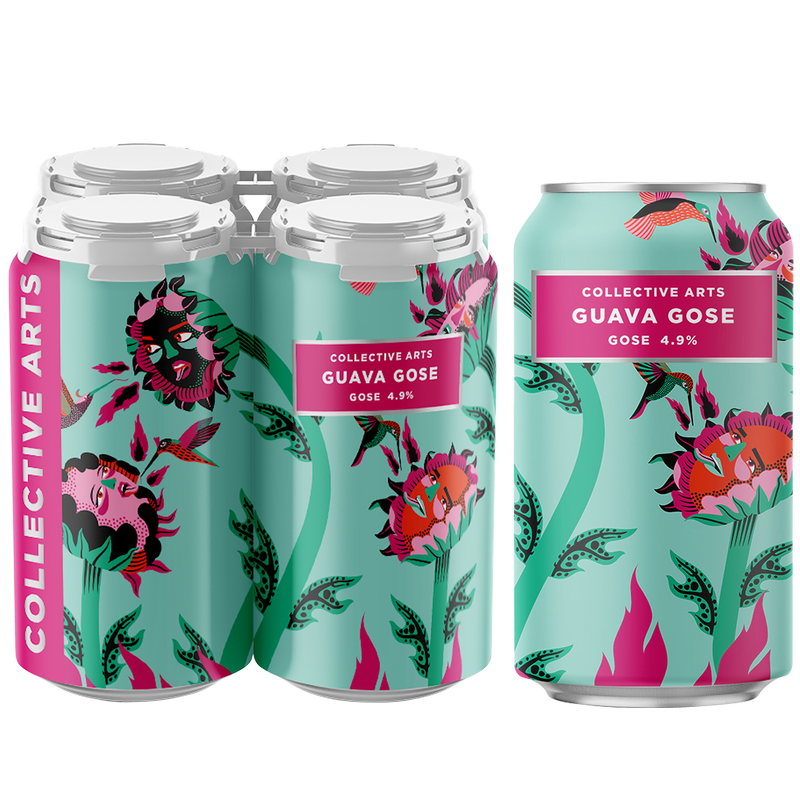 Collective Arts Brewing Guava Gose 4pk 12oz Can 4.9% ABV