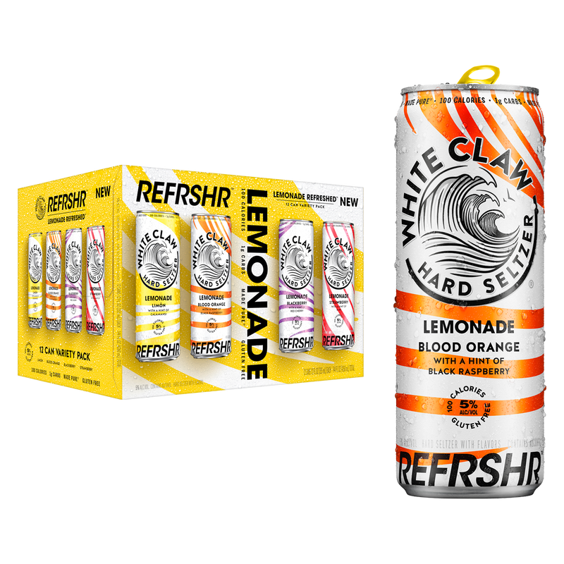 White Claw REFRSHR Lemonade Variety 12pk 12oz Can 5.0% ABV