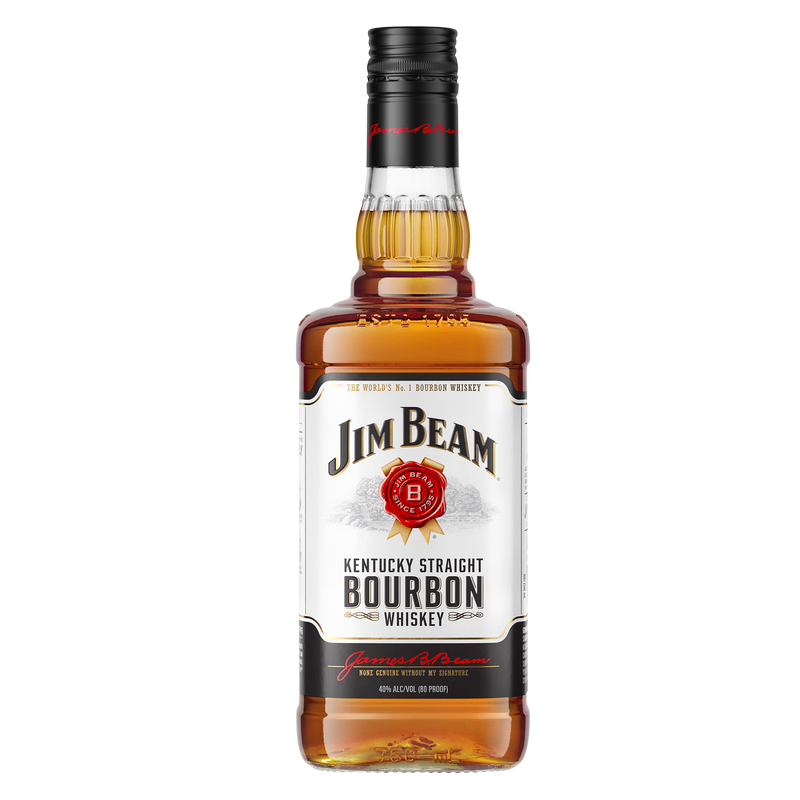 Jim Beam Bourbon Whiskey 750ml (80 Proof)