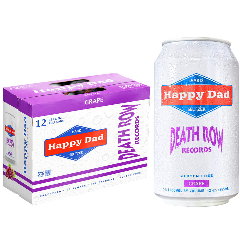 Happy Dad Hard Seltzer Grape 12pk 12oz Can 5% ABV