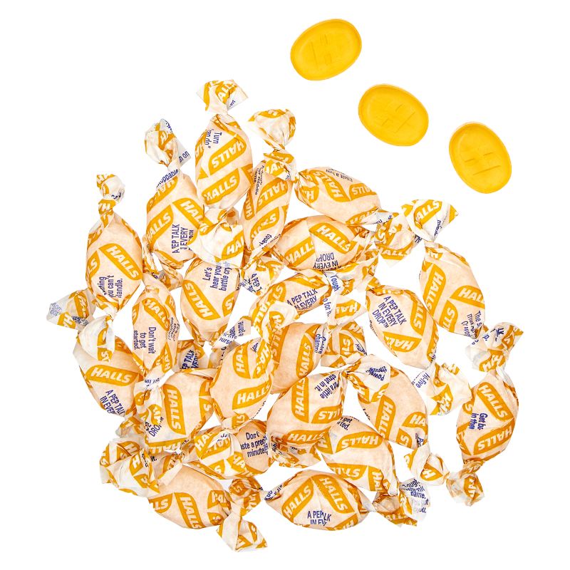 Halls Honey Lemon Cough Drops 30ct