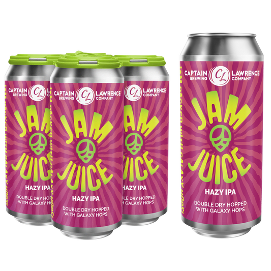 Captain Lawrence Brewing Co Jam Juice Hazy IPA 4pk 16oz Can 8.0% ABV