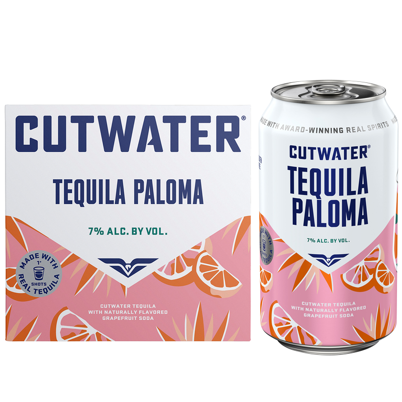 Cutwater Grapefruit Tequila Paloma 4pk 12oz Cans – Gopuff Partnerships