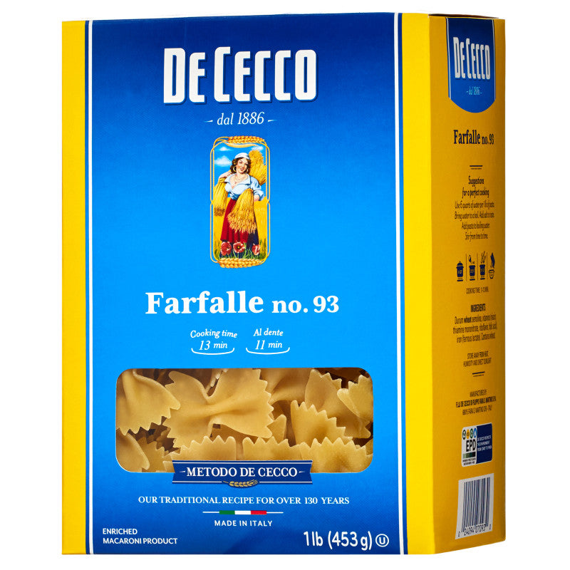 De Cecco Farfalle Pasta 1lb