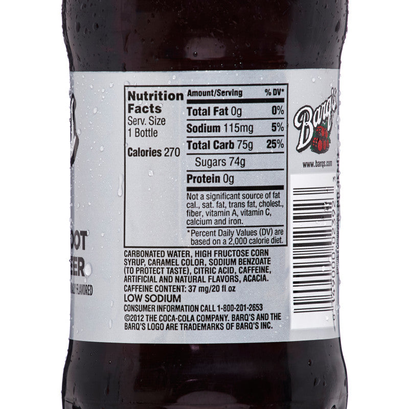 Barq's Root Beer 20oz Btl