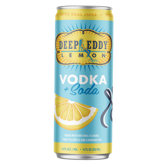 Deep Eddy Vodka Soda Lemon 12oz Can 4.5% ABV