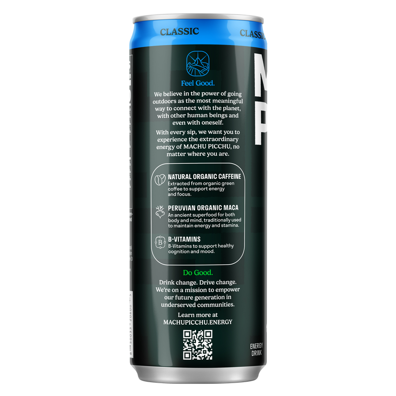 Machu Picchu Classic Energy Drink 12oz