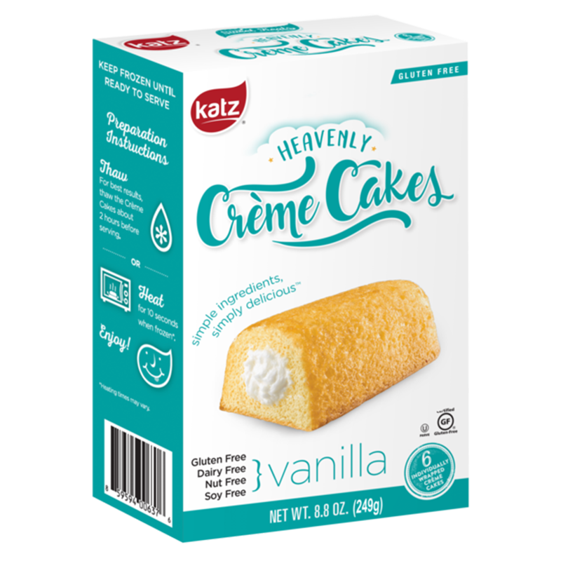 Katz Gluten Free Heavenly Vanilla Creme Cake 8.8oz