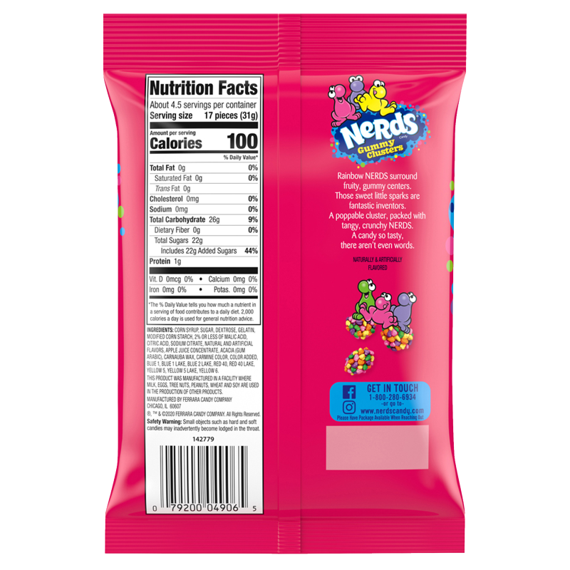 Nerds Gummy Clusters Candy 5oz