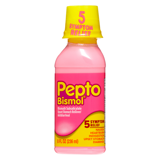 Pepto Bismol 5 Symptom Digestive Relief Original Liquid 8oz