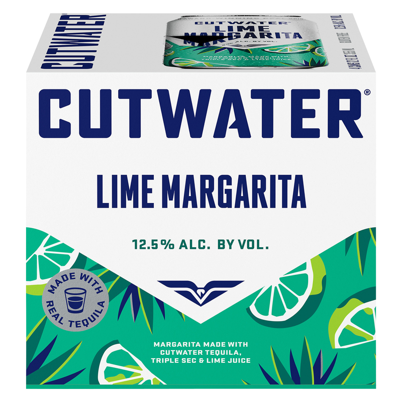 Cutwater Tequila Lime Margarita 4pk 12oz Cans 12.5% AB