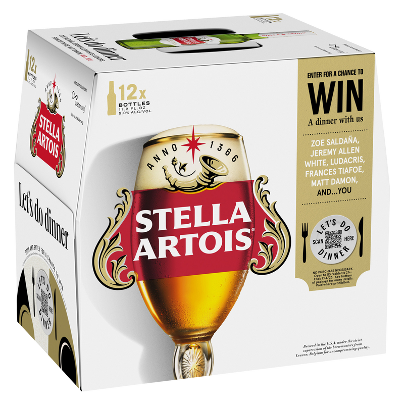 Stella Artois 12pk 11.2oz Btl 5.2% ABV