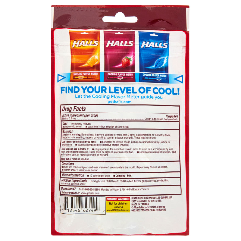 Halls Cherry Cough Drops 30ct