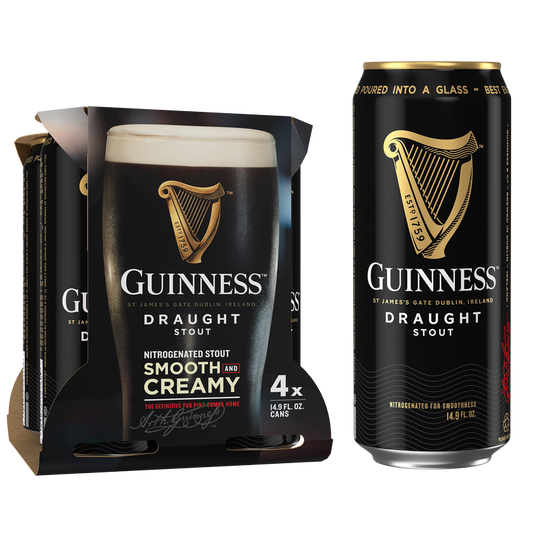 Guinness Draught 4pk 14.9oz Can 4.2% ABV