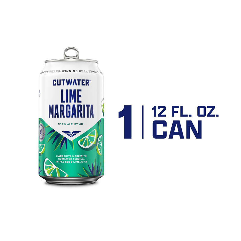 Cutwater Lime Margarita Single 12oz Can 12.5% ABV