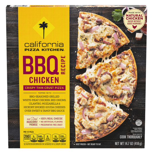 California Pizza Kitchen Frozen Thin Crust BBQ Recipe Chicken Pizza 11in 14.7oz