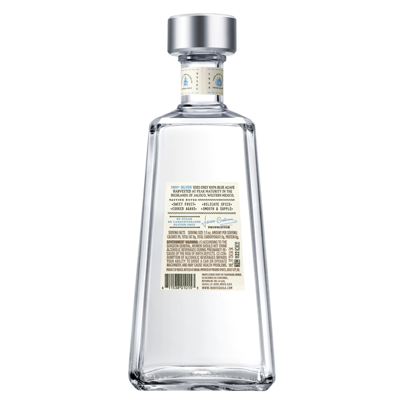 1800 Silver Tequila 1.75L (80 Proof)