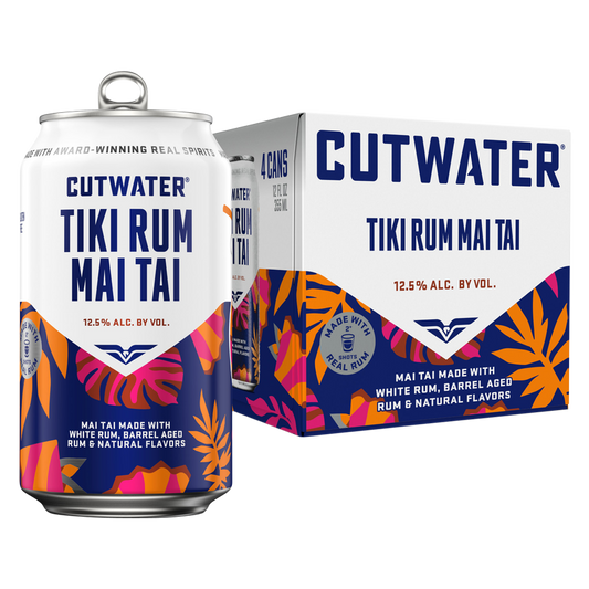 Cutwater Mai Tai Rum 4pk 12oz Can 12% ABV