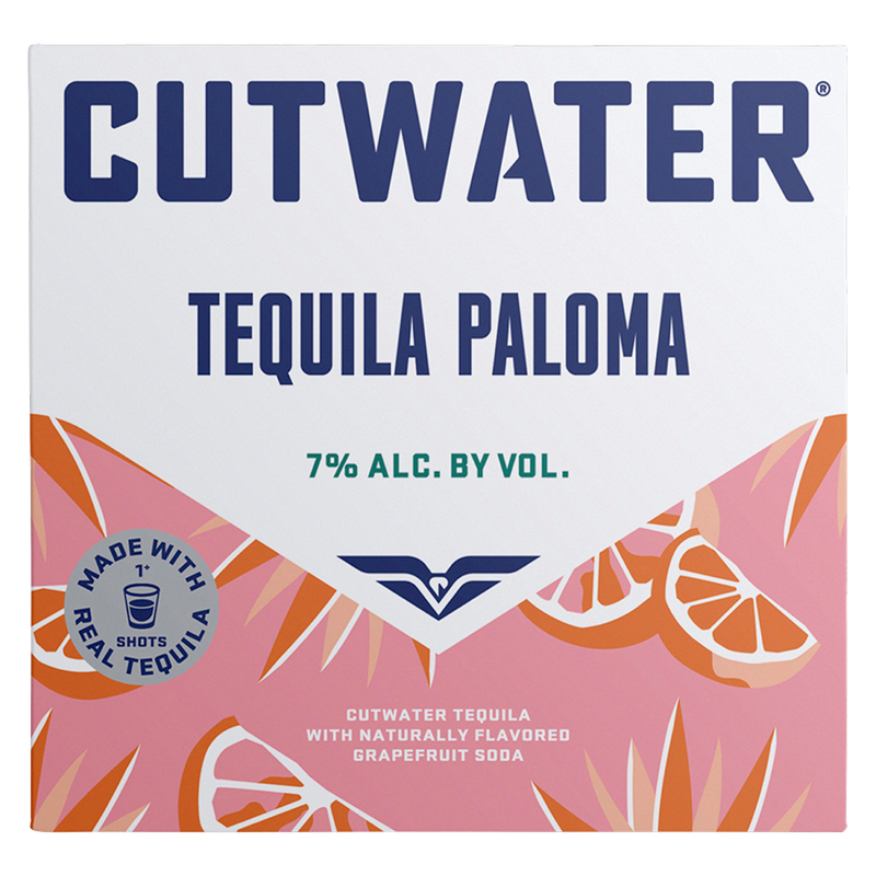 Cutwater Grapefruit Tequila Paloma 4pk 12oz Cans